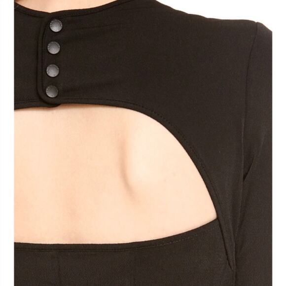 Rag & Bone Open Back 3/4 Sleeve Bodycon Mini Party Dress, Size XS (MSRP $395) - Picture 3 of 7